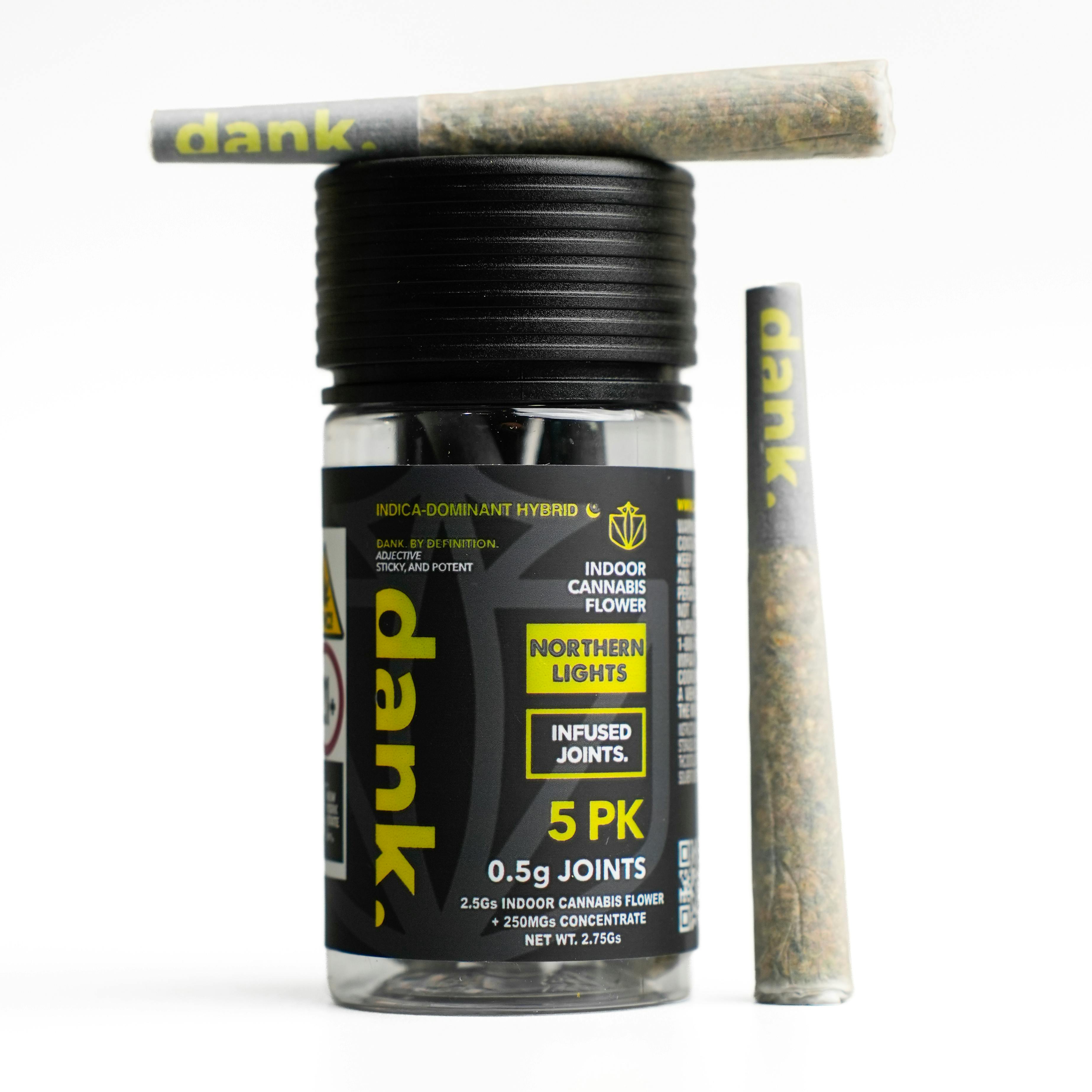 Dank Northern Lights 5pk 2.5g Infused Pre-Rolls