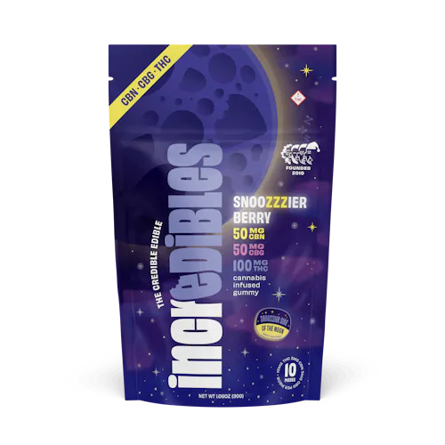 2:1:1 Snoozzzierberry + CBN + CBG | Gummies | 10 pack | 100mg THC / 50mg CBN / 50mg CBG-1
