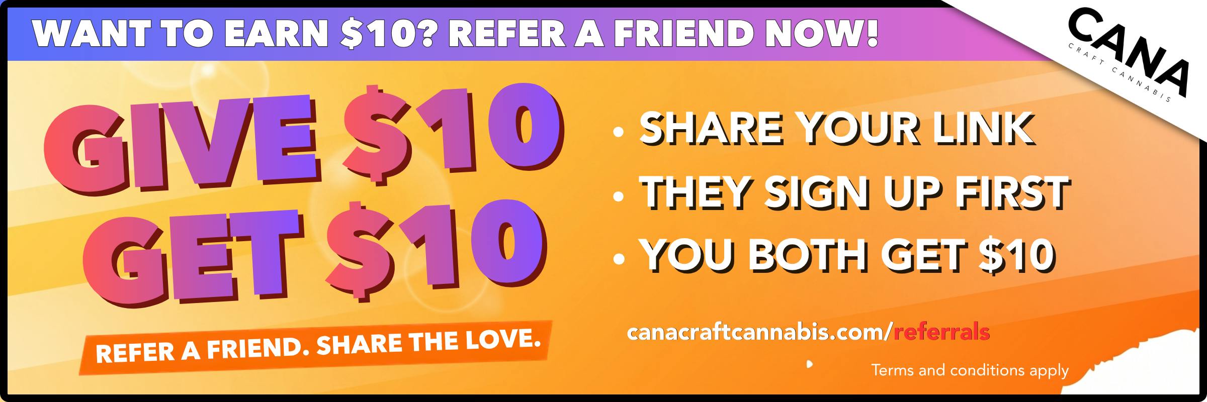 Give $10, Get $10