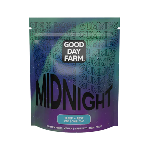 GDF: Multi-Dose Gummies | Midnight 20:10:5 | 200mg THC : 100mg CBN : 50mg CBD | 10pk-active