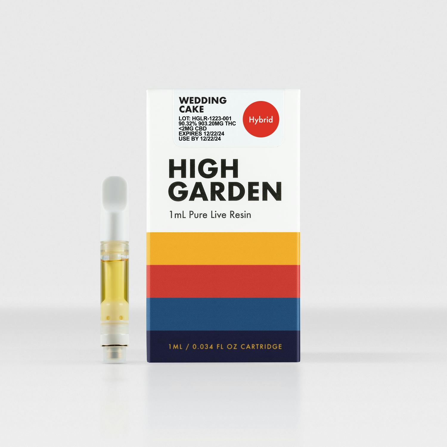 High Garden - Jack Herer Live Resin 510 Vape Cart - 1g