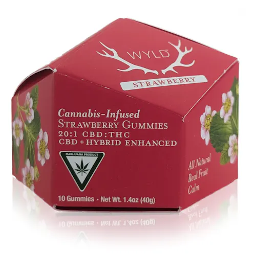 Strawberry 20:1 CBD + Hybrid Enhanced Gummies-1
