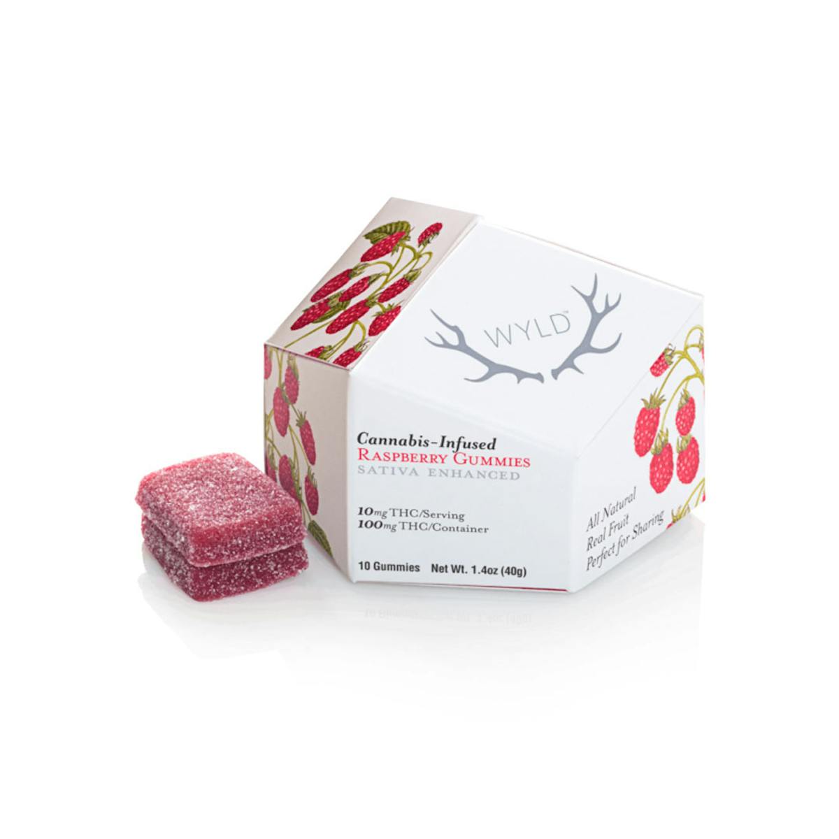 Photo of Wyld | Gummies | Raspberry 100mg (Sativa)