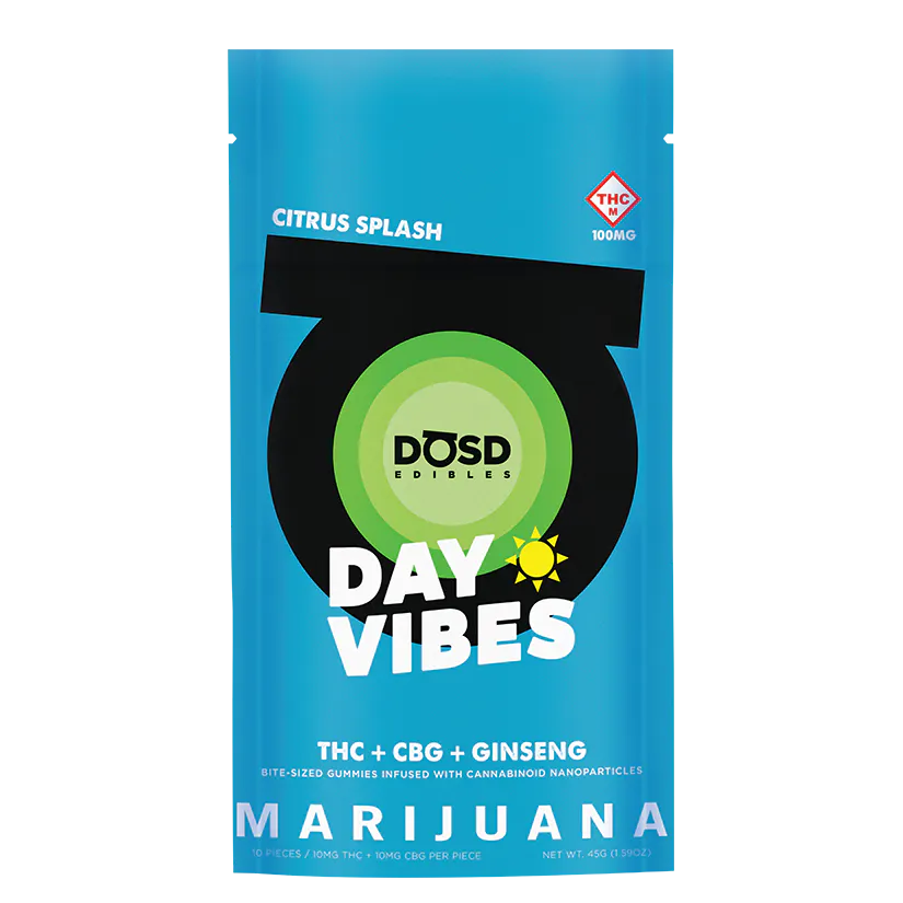 DAY VIBES Citrus Splash CBG Nano Bites | 100mg | Key Missouri (Nixa)