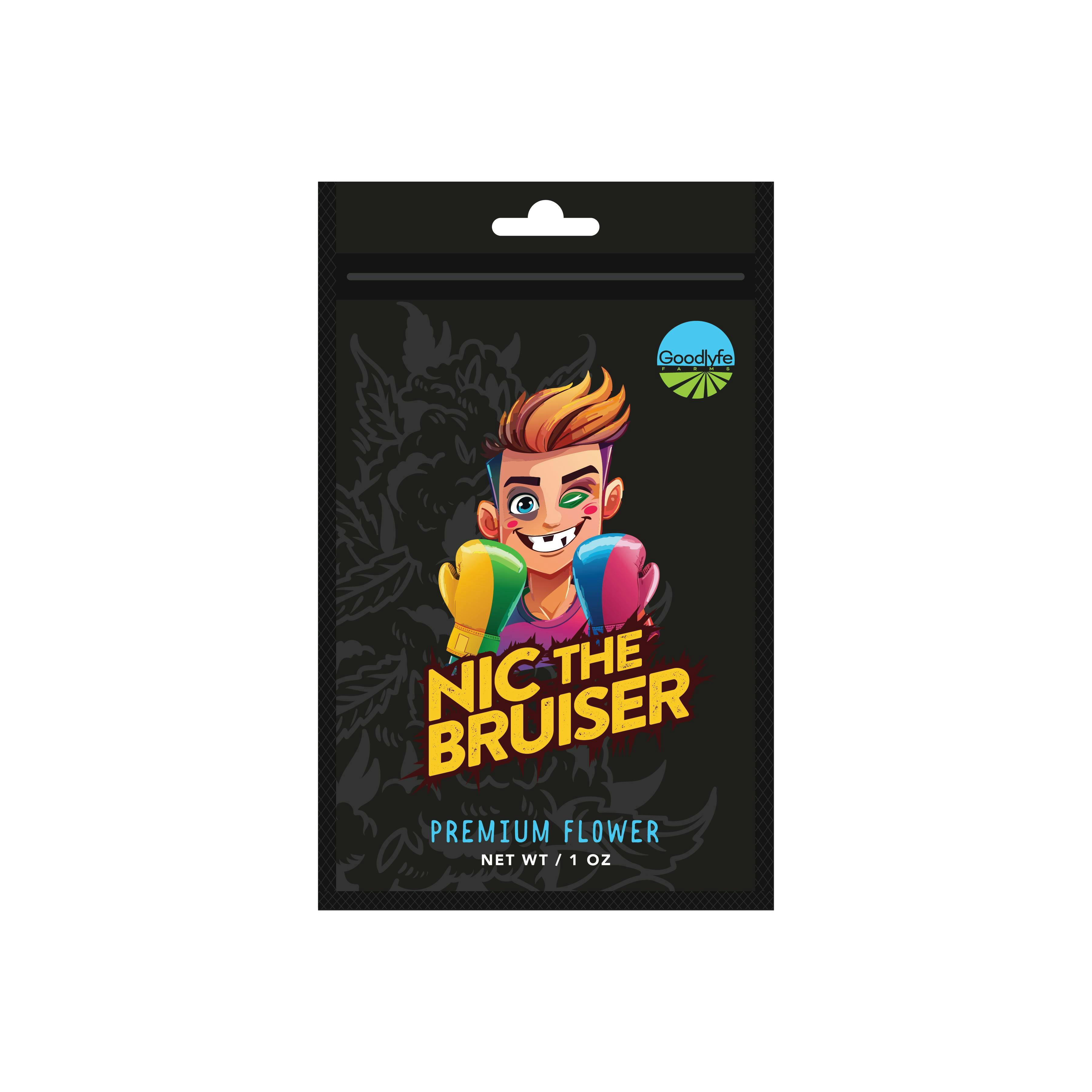 Product: GoodLyfe Farms | Nic The Bruiser Outdoor | 28g