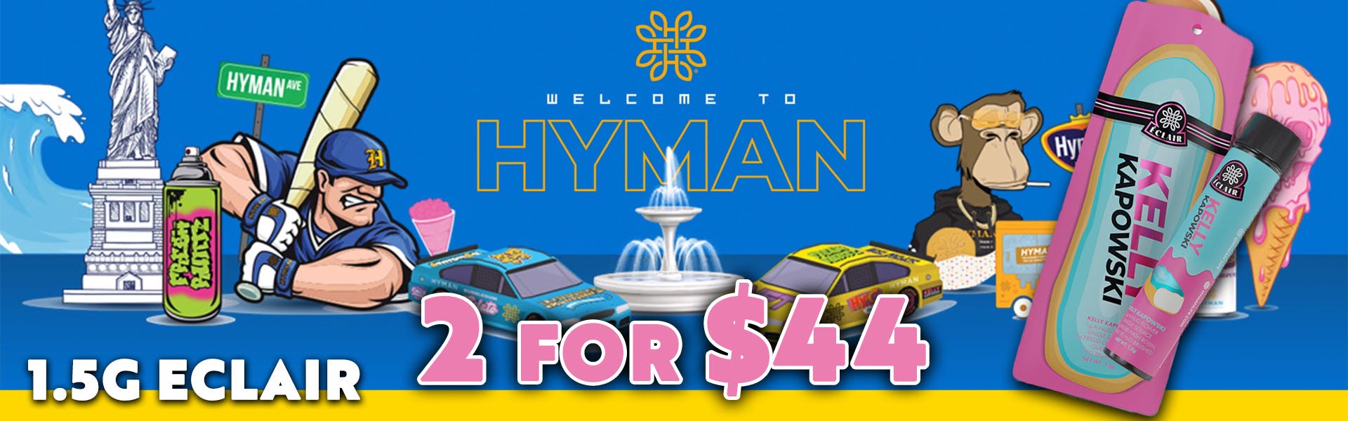 Hyman Eclairs 2/$44