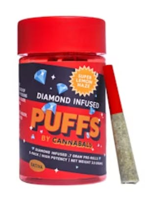 Super Lemon Haze | 5 Pack | Infused Pre roll Sativa | Cannabals