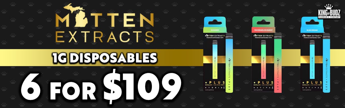 Mitten Extracts 1g Disposables - 6/$109
