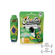 Jeeter World Cup - 1g Liquid Diamond Disposable - Caipirinha (Limited Edition) - DISPOSABLES by Jeeter at King of Budz