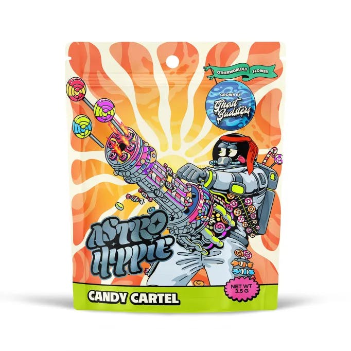 Ghost Budsters x Astro Hippie - 3.5g Prepacked - Candy Cartel