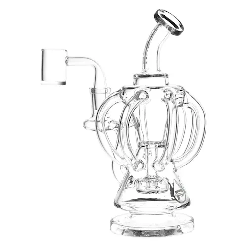 Pulsar – 6-Arm Recycler Glass Dab Rig | 8′ | 14mm F-active