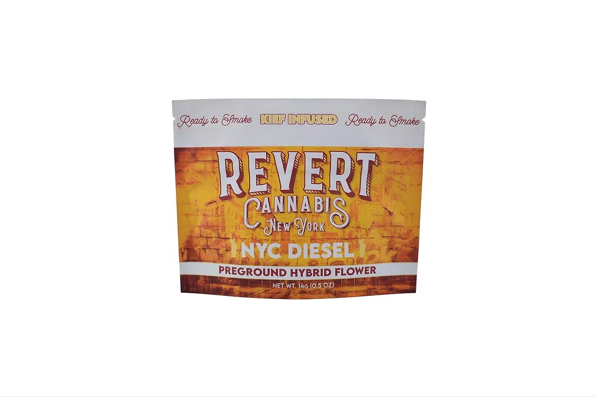 Flower | Revert Cannabis | NYC Diesel | Kief-Infused Ground Flower | 14g