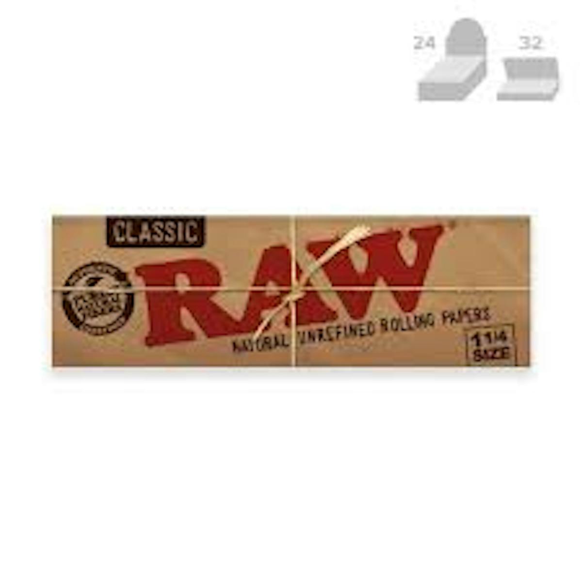 Photo of RAW | Classic Paper 1 1/4 50 Leaves per box