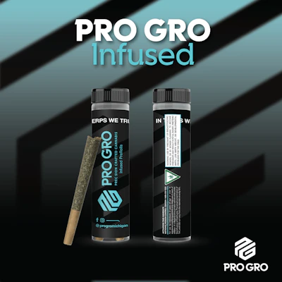 Pro Gro - 3-Pack 1g Bubble Hash Infused Prerolls - Moonbow #112