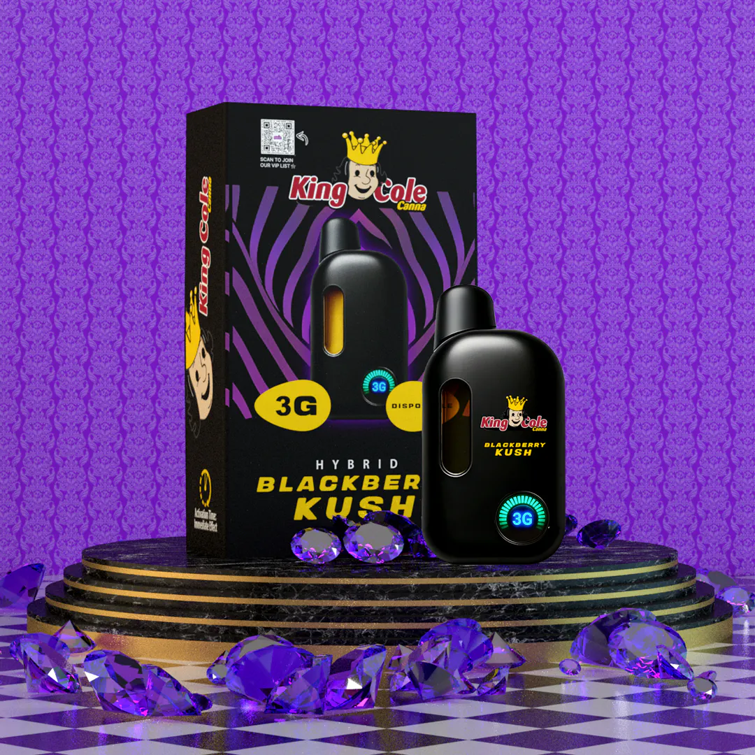 Blackberry Kush | King Cole | Disposable Vape | Authentic 231