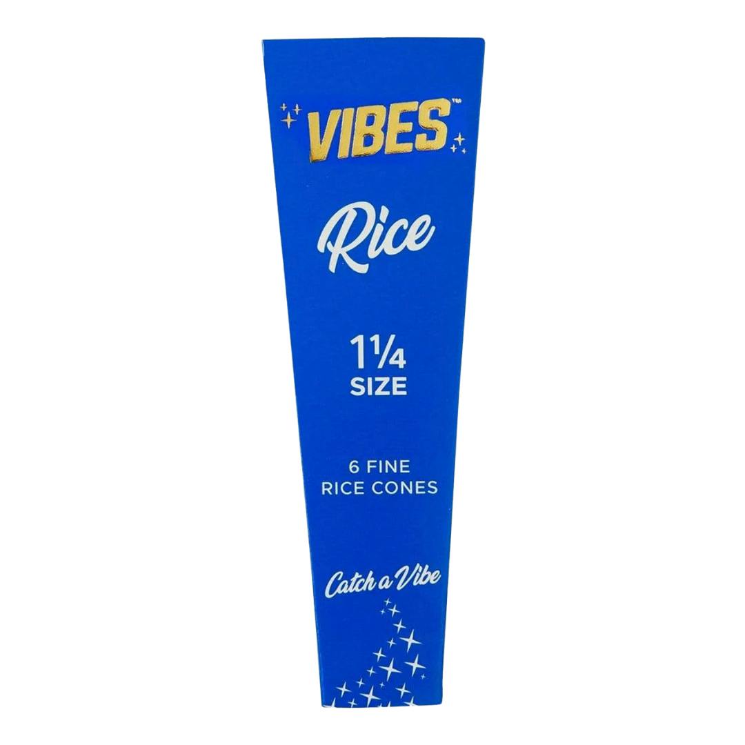 VIBES RICE PAPER 6PK CONES (1 1/4)