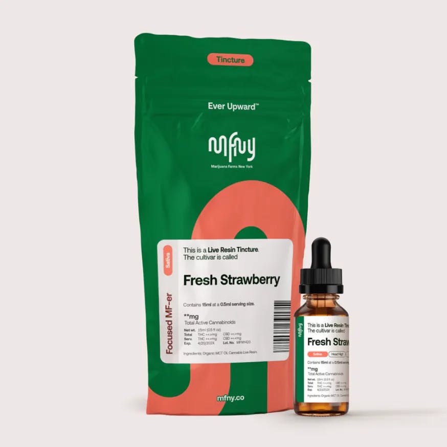 MFNY | Fresh Strawberry | Live Resin Tincture | 15mL