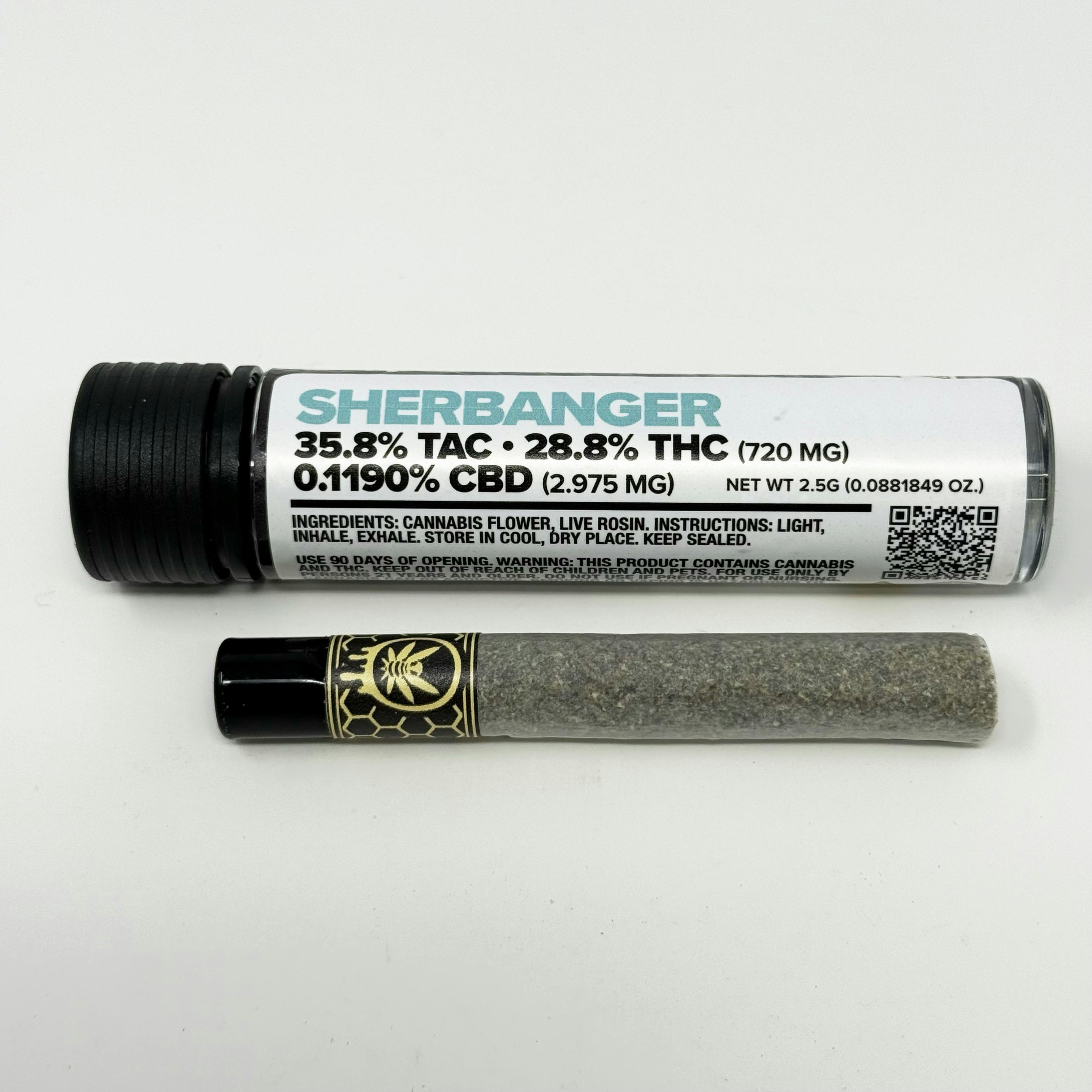California Honey | Sherbanger | Hash Hole Rosin | 2.5g