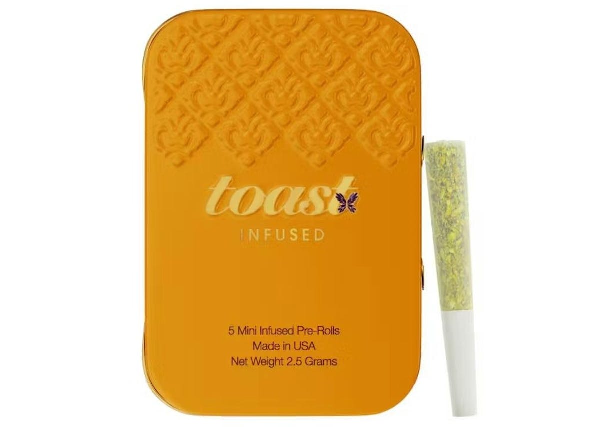 Photo of Toast | Diamond Cake Diamond Infused Mini Pre-Rolls 5×0.5G