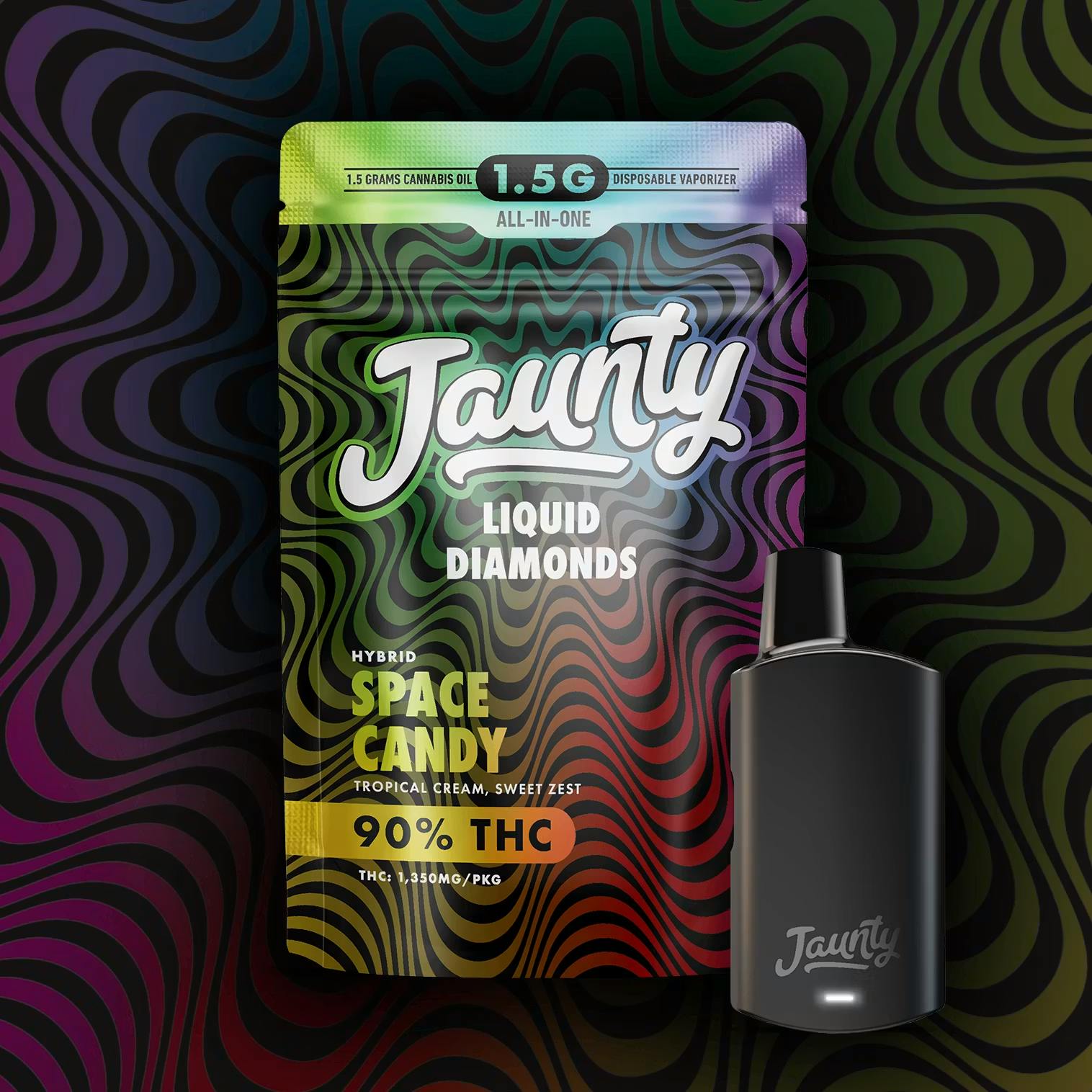 Jaunty - 1.5g Liquid Diamonds Disposable - Space Candy