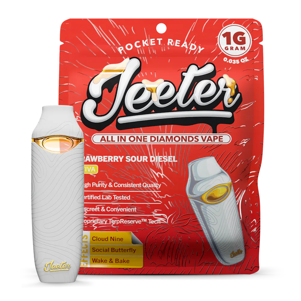 Product Jeeter - Strawberry Sour Diesel - 1g - Diamonds AIO