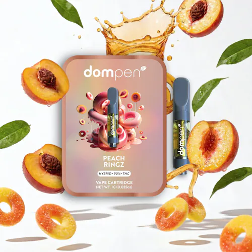 Peach Ringz Cartridge (1g)-active
