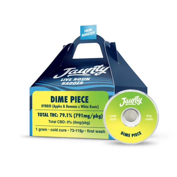 Jaunty Dime Piece Live Rosin Cold Cure Badder