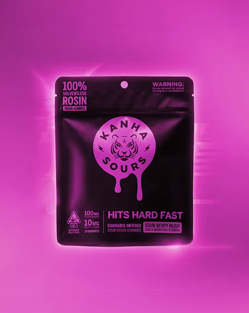 KANHA Sour Berry Bliss Rosin Sours Gummies 10-pack — Los Angeles weed at LAXCC