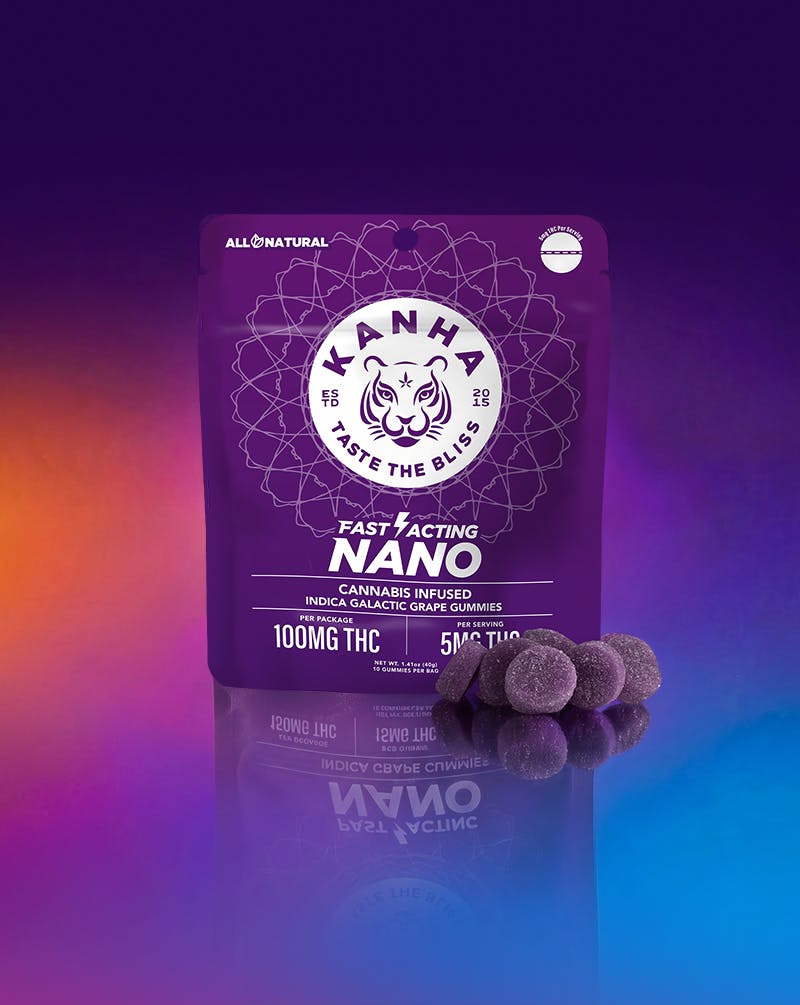 Product Galactic Grape Nano Gummies 10-pack