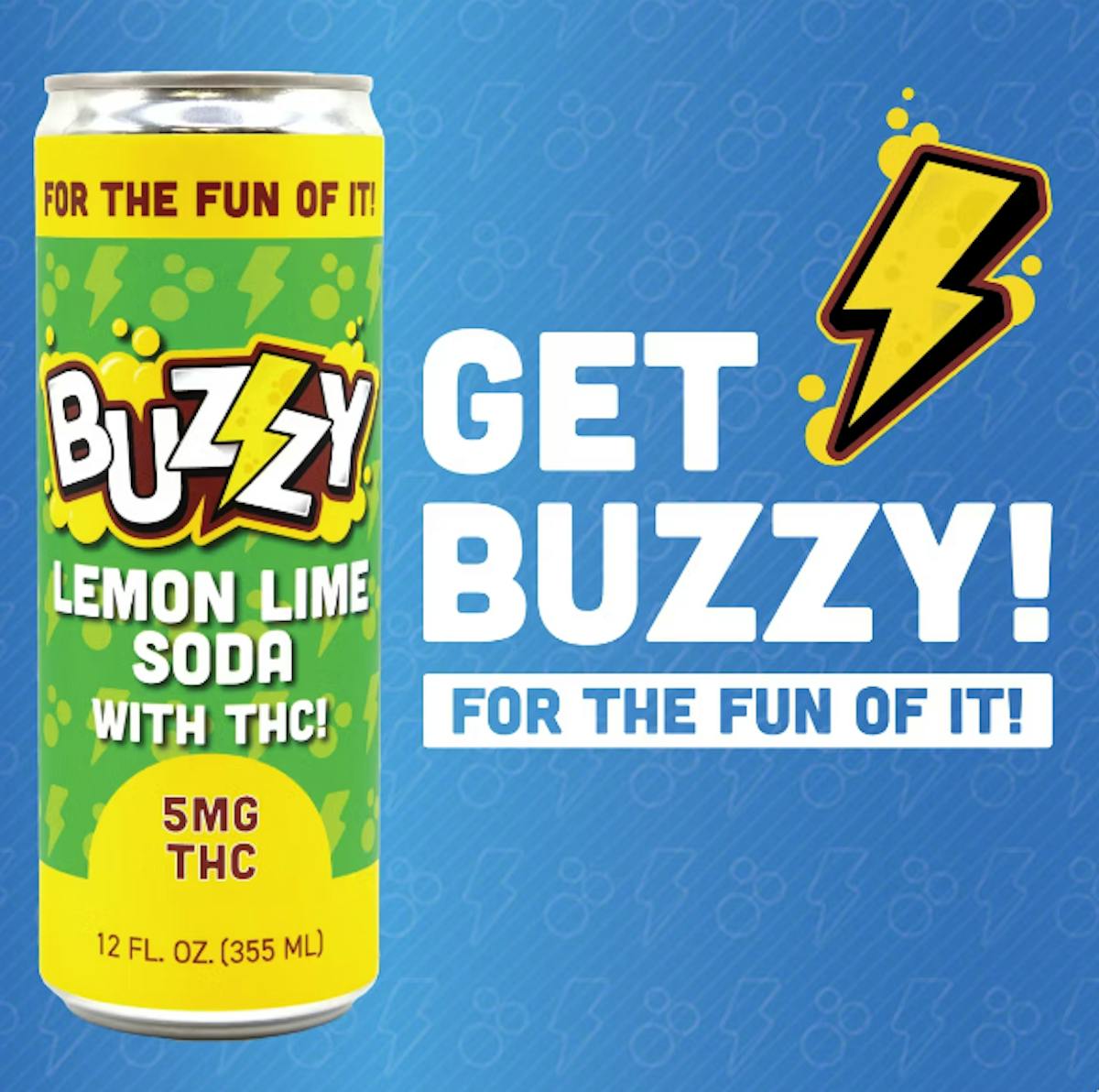 Photo of Buzzy Lemon Lime Soda 5mg 12oz
