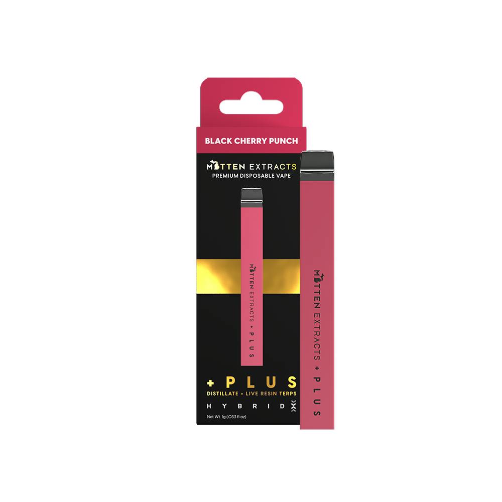 Mitten + PLUS - Disposable 1g - Black Cherry Punch - Hybrid