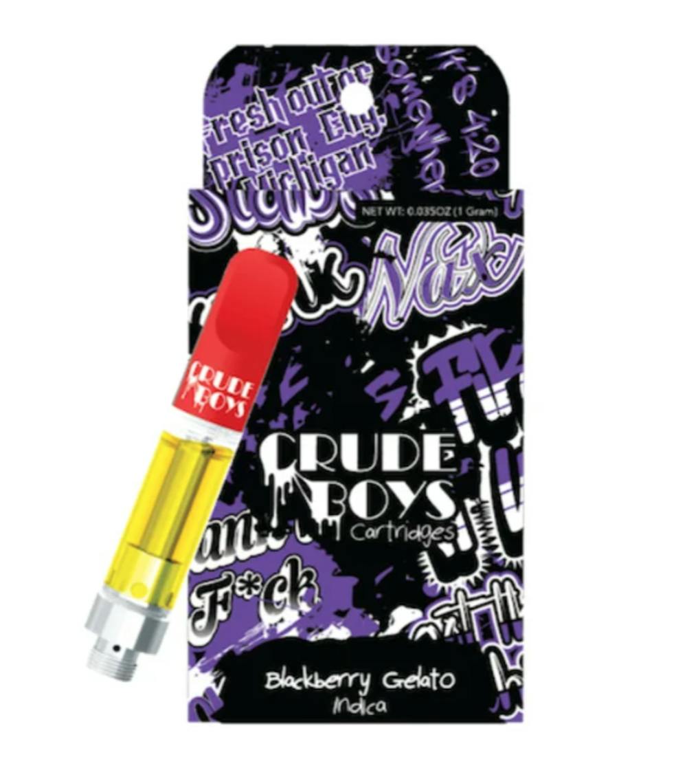 Product Crude Boys - Blackberry Gelato - Vape Cart