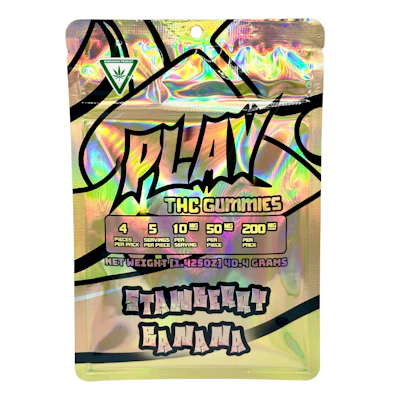 PLAY - 200mg Gummies - Strawberry Banana