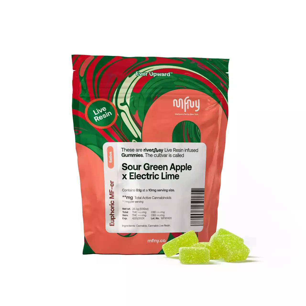 MFNY | Sour Green Apple x Electric Lime | 100mg | 10ct