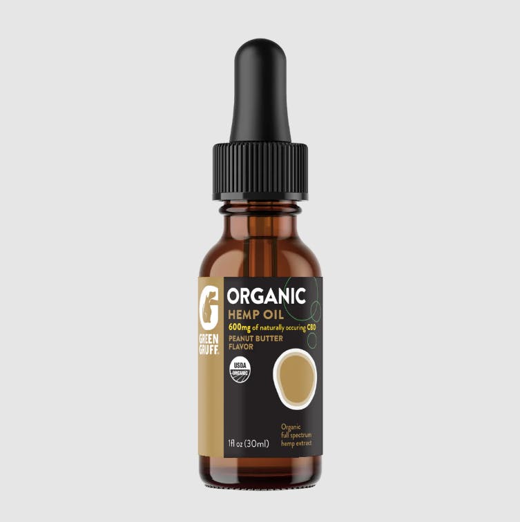 Green Gruff - 600mg Dog Tincture - Peanut Butter