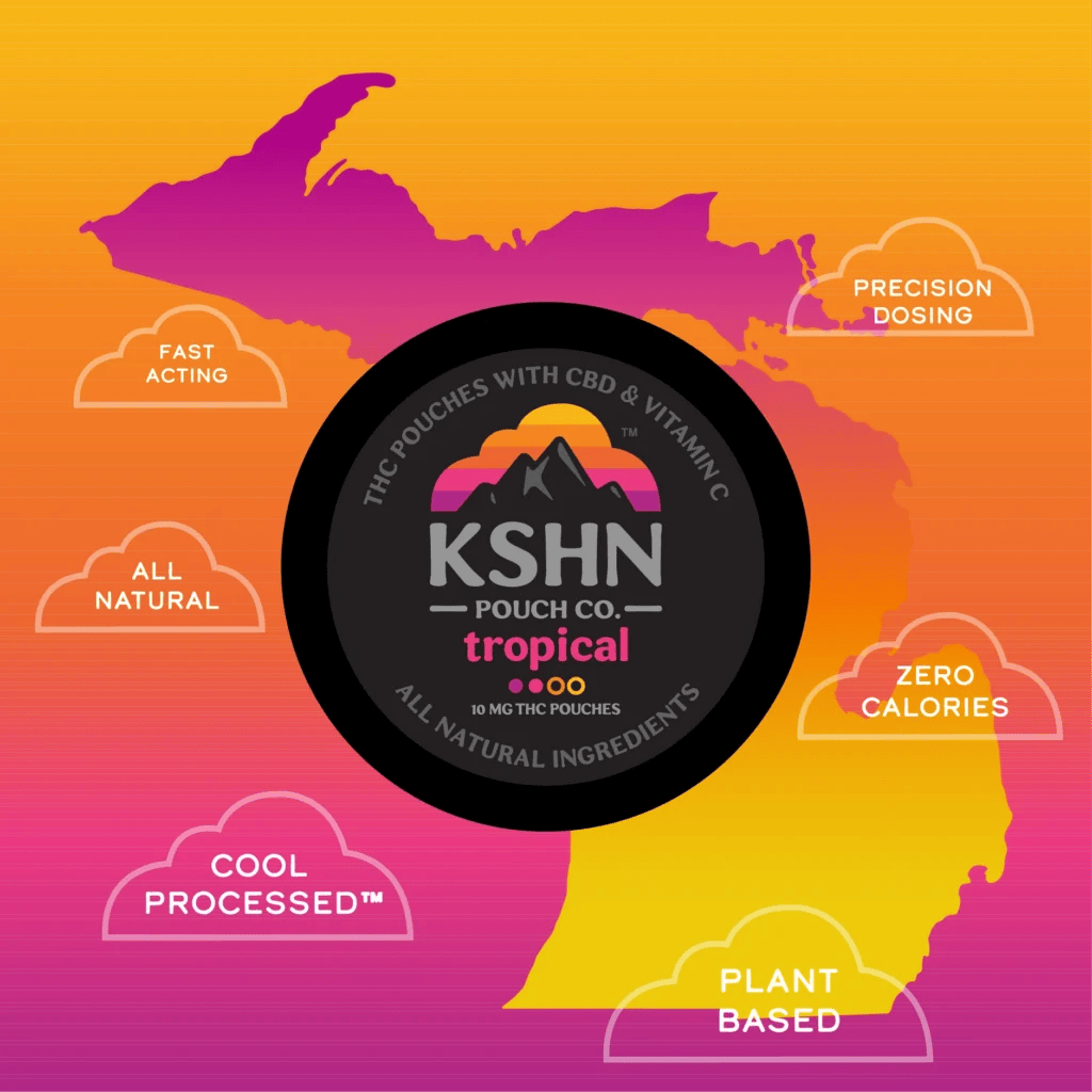 Product: KSHN | THC Pouch 20-Pack - 200mg - Tropical