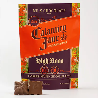 Calamity Jane Sundown Dark Chocolate Bites 1:1:1 (THC:CBD:CBN