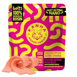 Kanha | Sour Strawberry Lemonade Rosin Belts (Indica) - 100mg