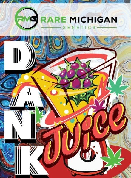 Product: RARE MICHIGAN GENETICS | DANK JUICE | PRE-ROLLS | 10 x 5G | SATIVA
