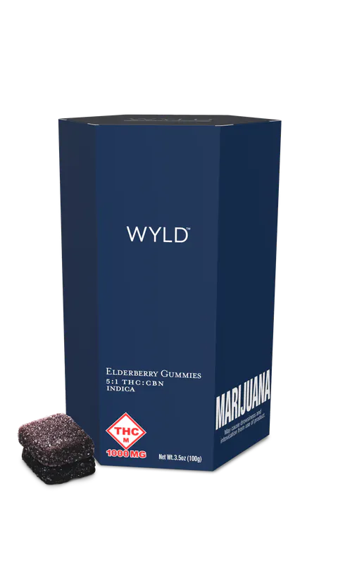 1000mg Gummies | Elderberry 5:1 THC:CBN | Nature Med - Gladstone