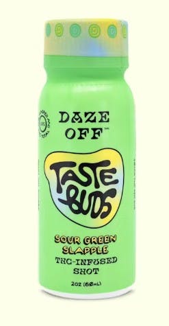Daze Off Taste Buds Shot - Sour Green Slapple 100mg | Harborside (San  Francisco)