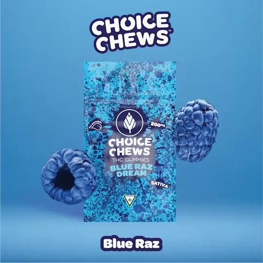 Product Blue Raz Sativa Gummies | Edibles | 100mg