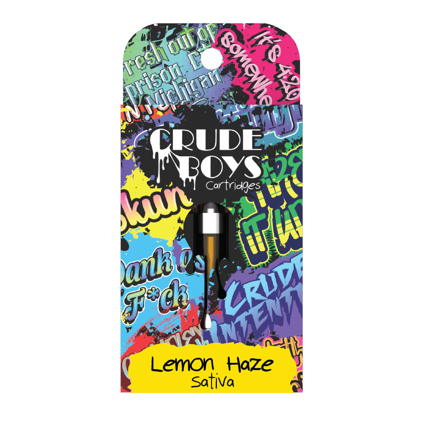 Product: Crude Boys | Lemon Haze | Vape Cart | 1g | Sativa