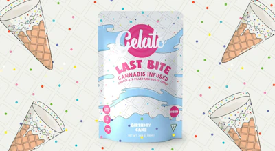 Gelato Last Bite - Cannabis Infused Sugar Cones 200mg - Birthday Cake - EDIBLES by Gelato at King of Budz