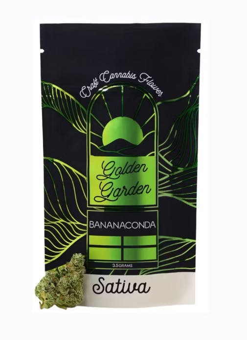 Golden Gardens Bananaconda Flower 3.5g