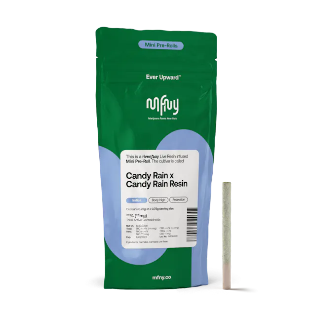 MFNY Candy Rain x Candy Rain Live Resin Infused Pre-Roll | .75g