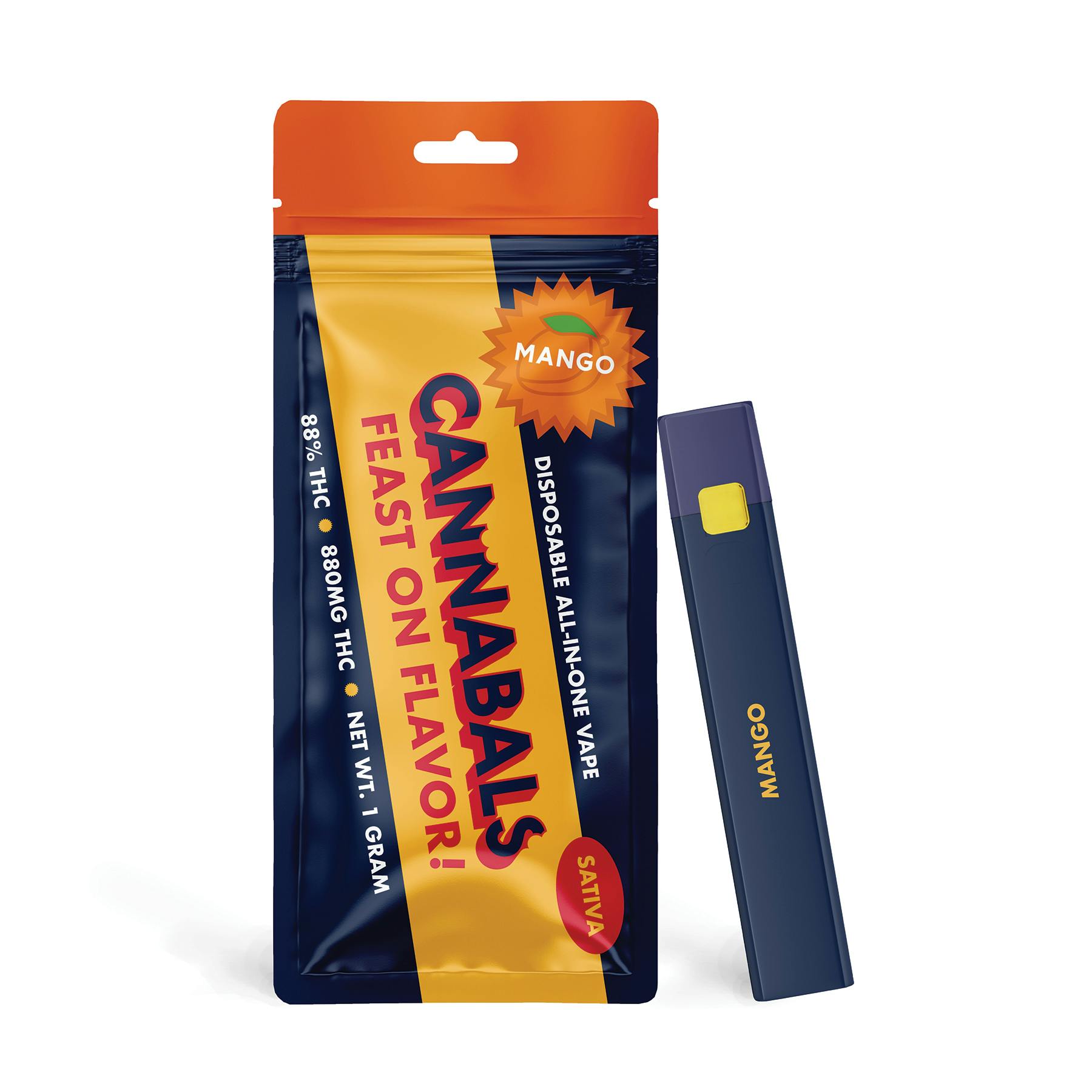 Cannabals Mango - Distillate Vape AIO