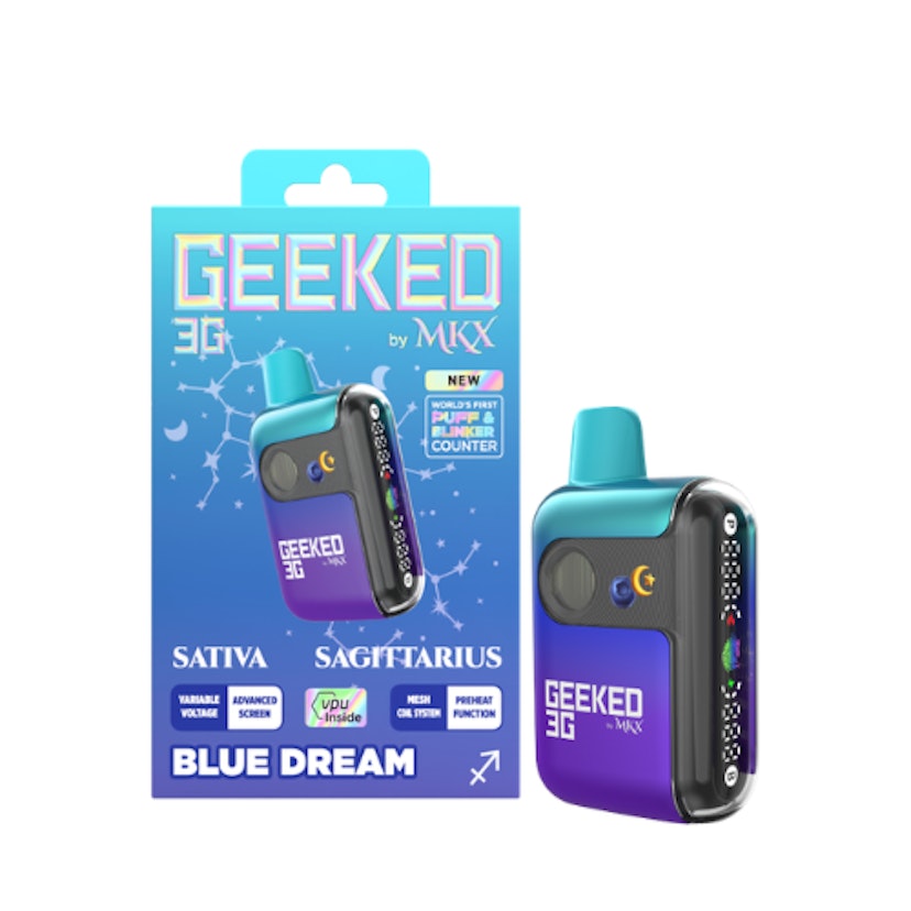 Geeked by MKX 3g Disposable Blue Dream