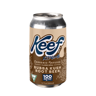 Product: Keef Xtreme |  Bubba Kush Root Beer Cannabis Infused Soda | 100mg
