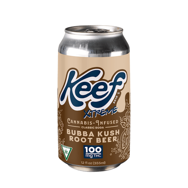 Product: Keef Xtreme |  Bubba Kush Root Beer Cannabis Infused Soda | 100mg